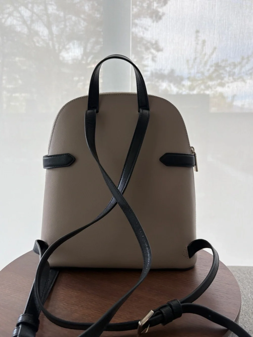 kate spade Saffiano Leather Backpack with Black Trim - Picture 2 of 3